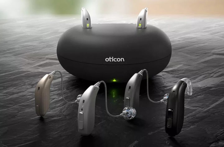 different kinds of oticon hearing aids 